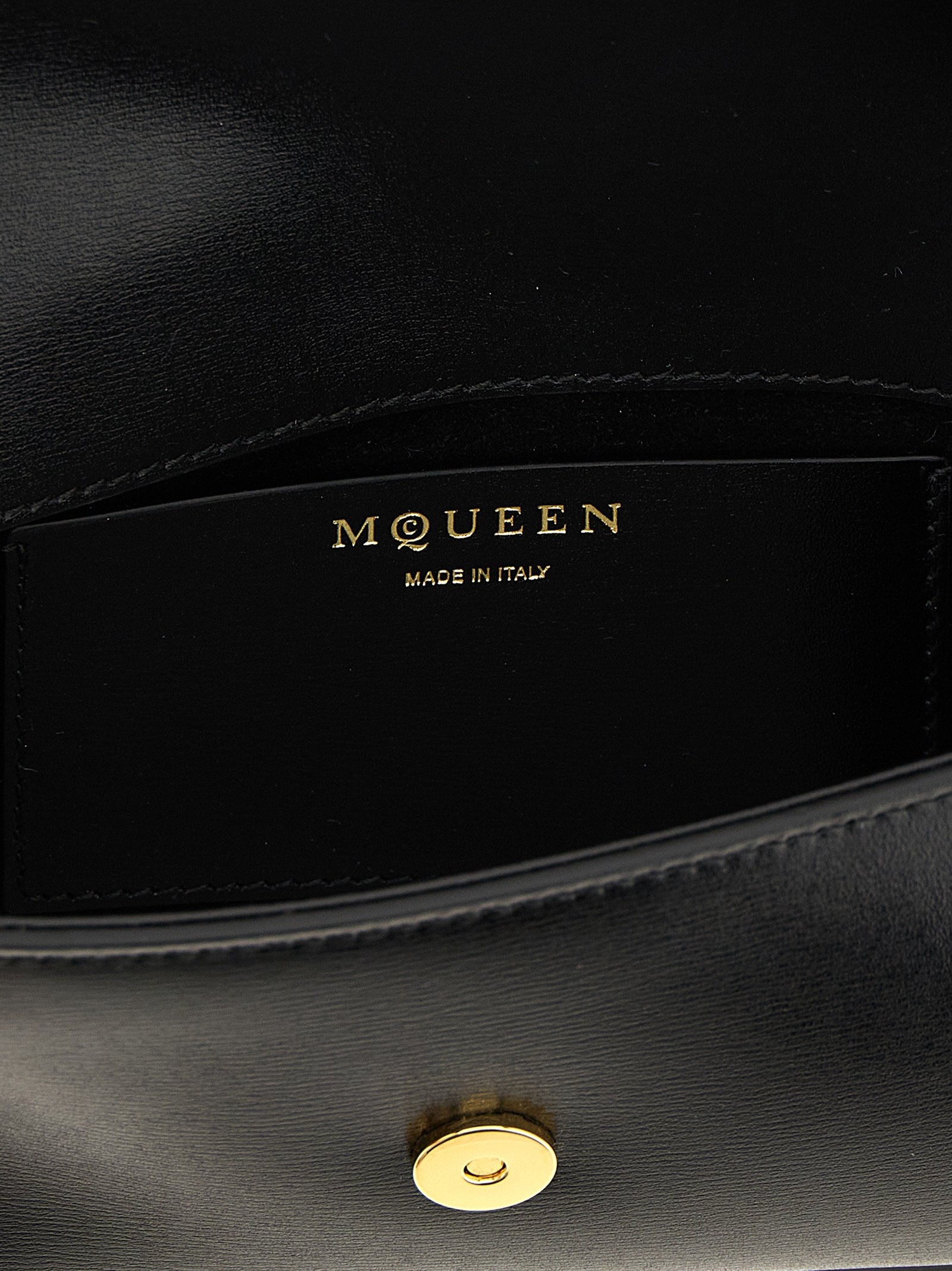 Black Calfskin Crossbody Bag - Image 4