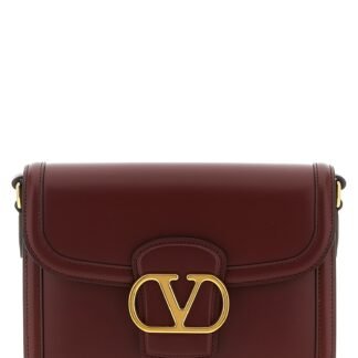 Bordeaux Calfskin Crossbody Bag