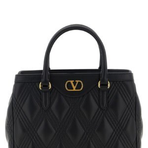 Black Lamb Leather Handbag