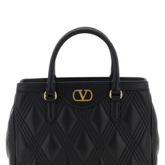 Black Lamb Leather Handbag