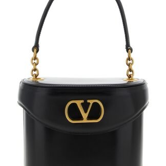 Black Calfskin Crossbody Bag
