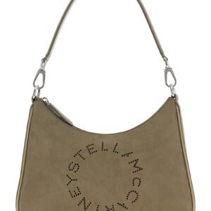 Gray Polyamide Shoulder Bag