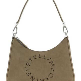 Gray Polyamide Shoulder Bag