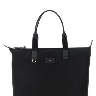 Black Polyamide Tote Bag