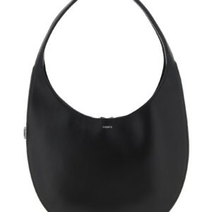 Black Cowhide Shoulder Bag
