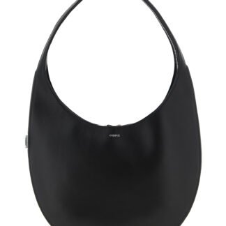Black Cowhide Shoulder Bag