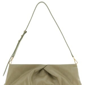 Bicolor Calfskin Clutch Bag
