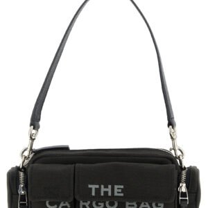 Black Cotton Shoulder Bag