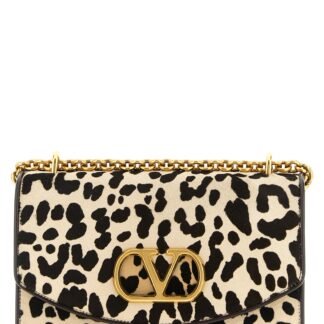 Multicolor Calfskin Shoulder Bag
