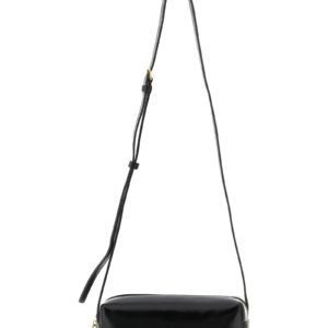 Black Calfskin Crossbody Bag