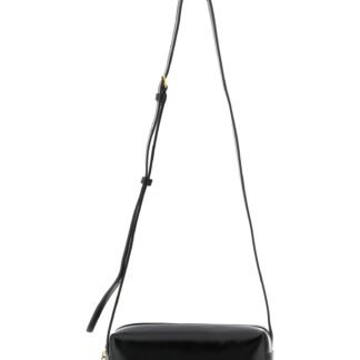 Black Calfskin Crossbody Bag