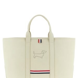 White Calfskin Tote Bag