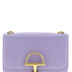 Purple Calfskin Shoulder Bag