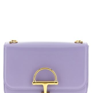 Purple Calfskin Shoulder Bag