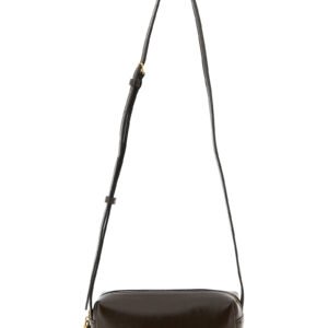 Brown Calfskin Crossbody Bag