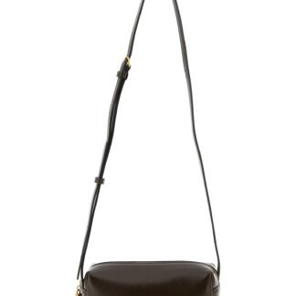 Brown Calfskin Crossbody Bag