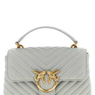Gray Lambskin Handbag