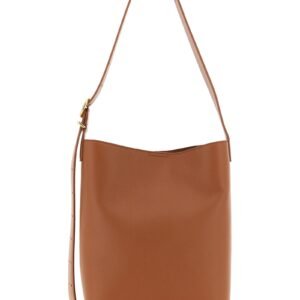 Brown Calfskin Shoulder Bag