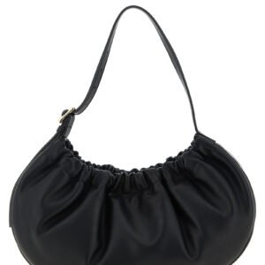 Black Polyethylene Shoulder Bag