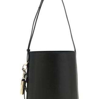 Black Calfskin Shoulder Bag