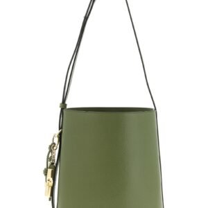 Bicolor Calfskin Shoulder Bag