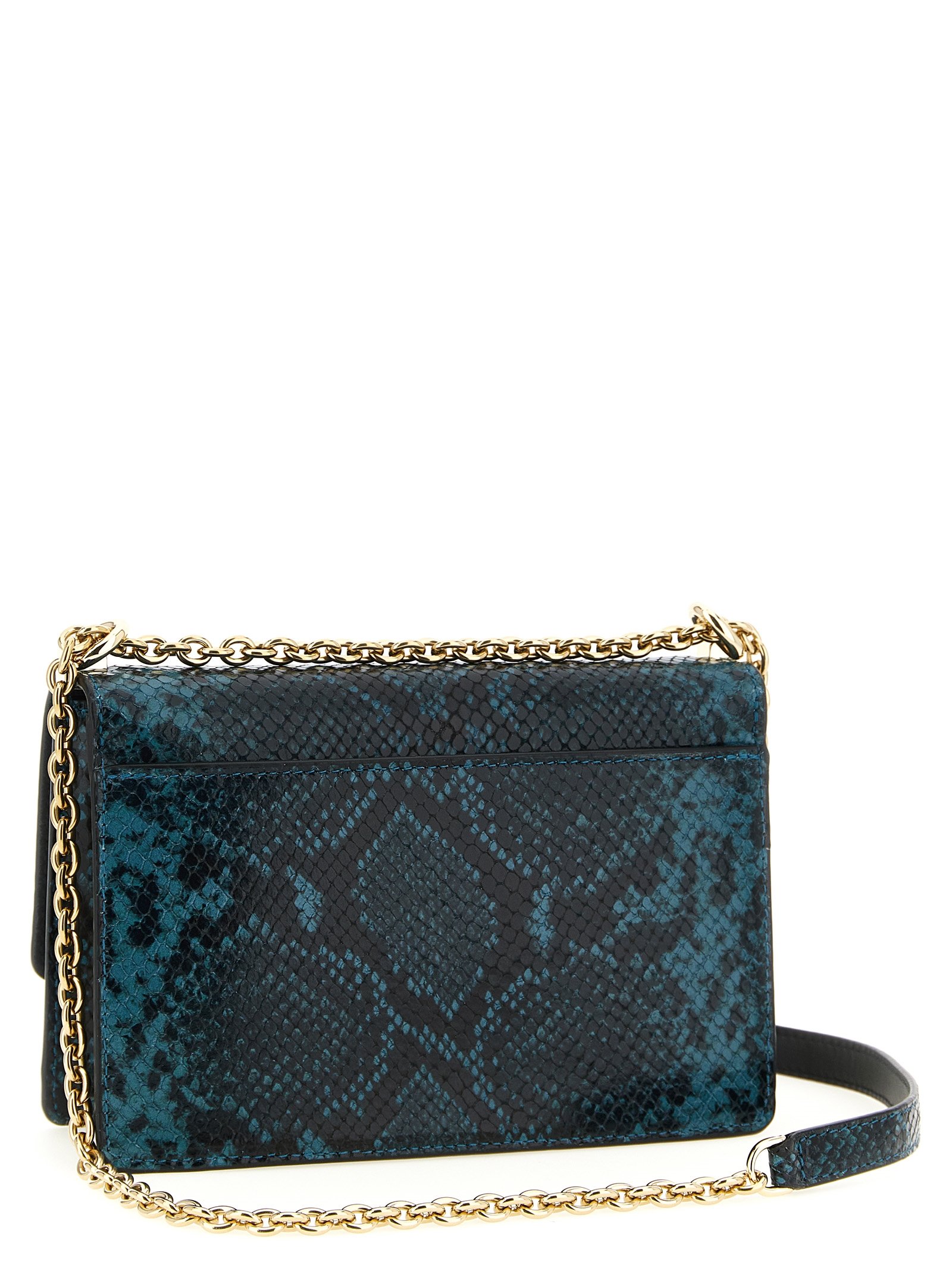 Blue Goatskin Crossbody Bag - Image 2
