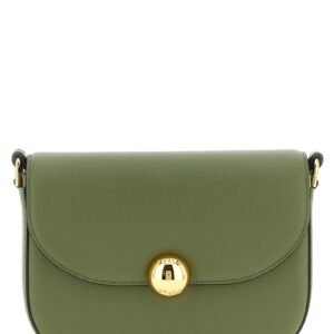 Bicolor Calfskin Crossbody Bag