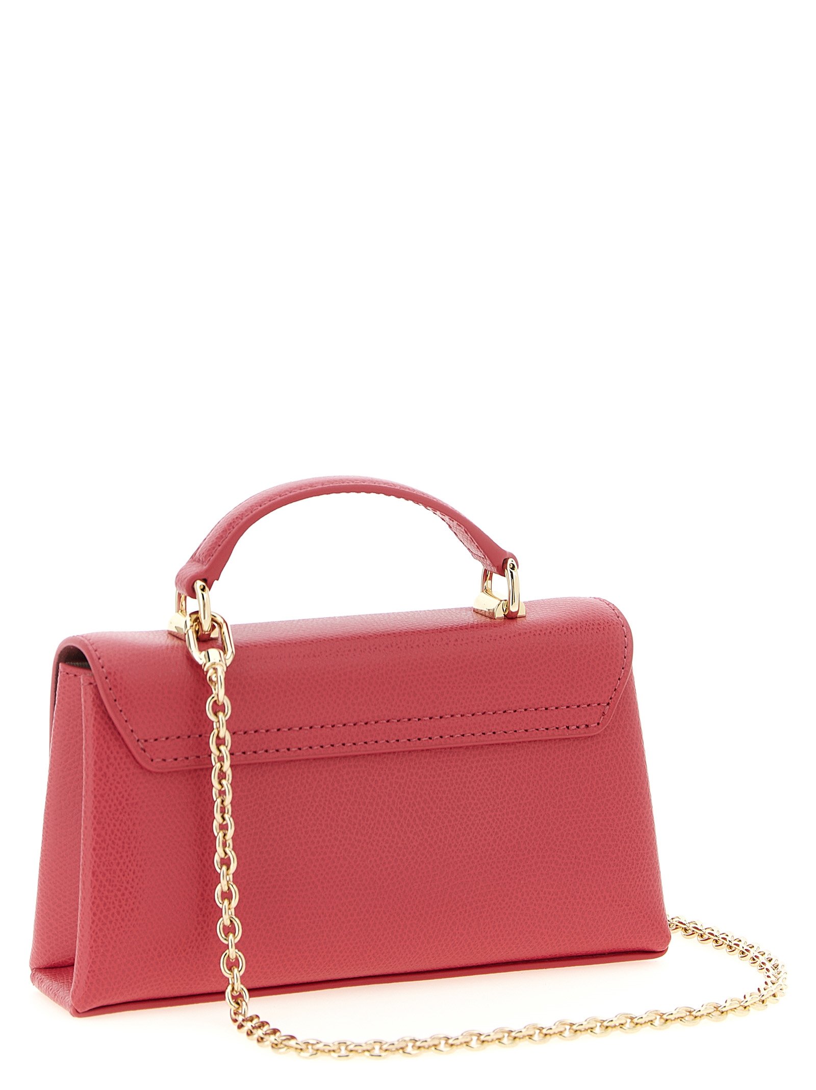 Fuchsia Calfskin Crossbody Bag - Image 2