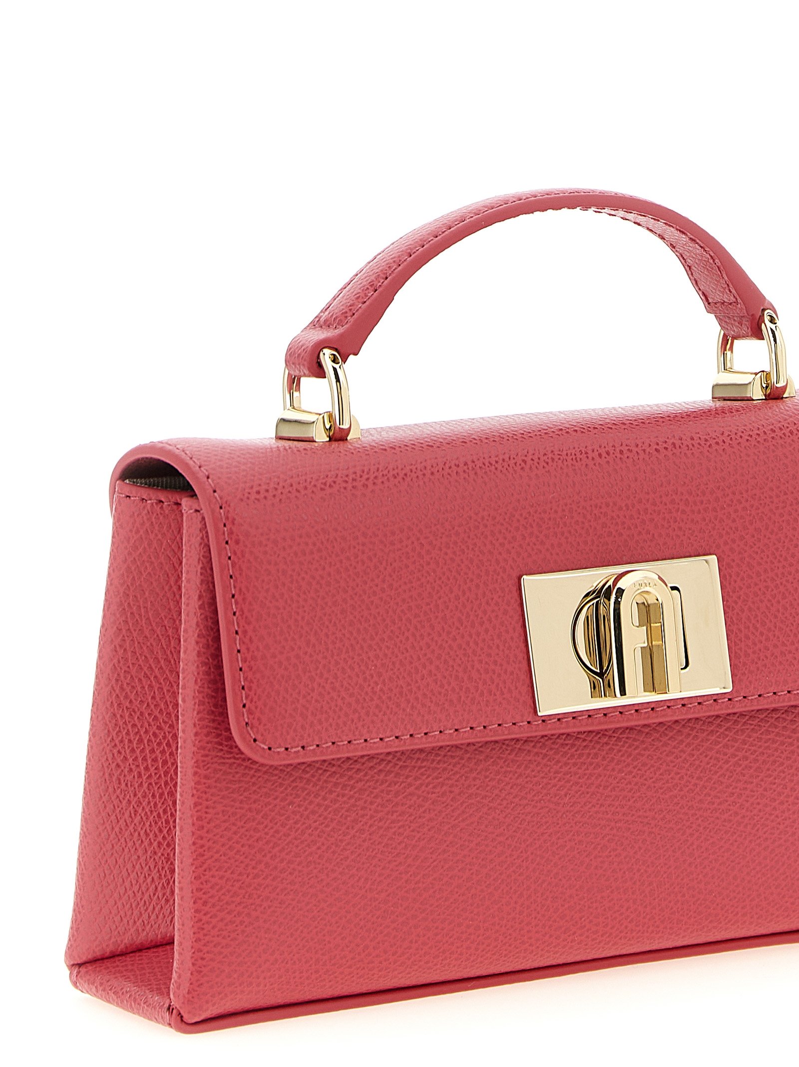 Fuchsia Calfskin Crossbody Bag - Image 3