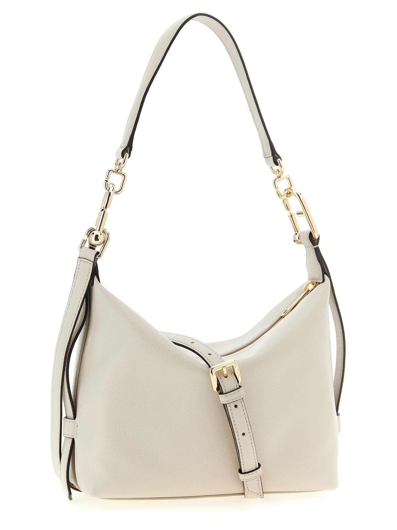 White Calfskin Shoulder Bag - Image 2