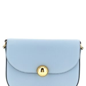Blue Calfskin Crossbody Bag