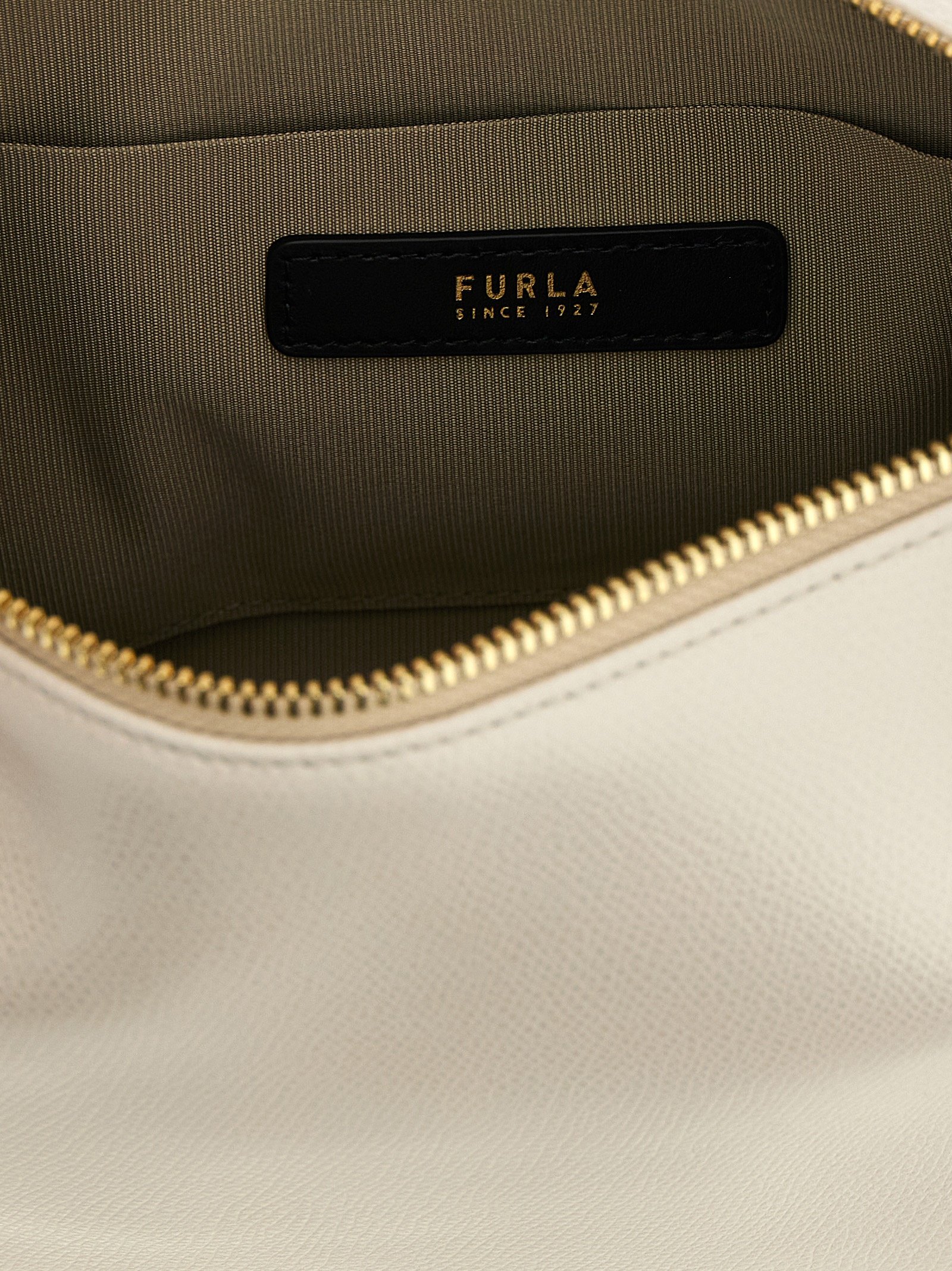 White Calfskin Shoulder Bag - Image 4