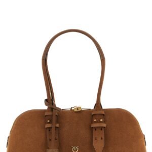 Brown Cowhide Shoulder Bag