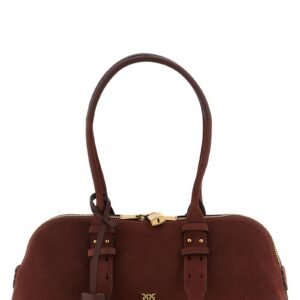 Bordeaux Cowhide Shoulder Bag