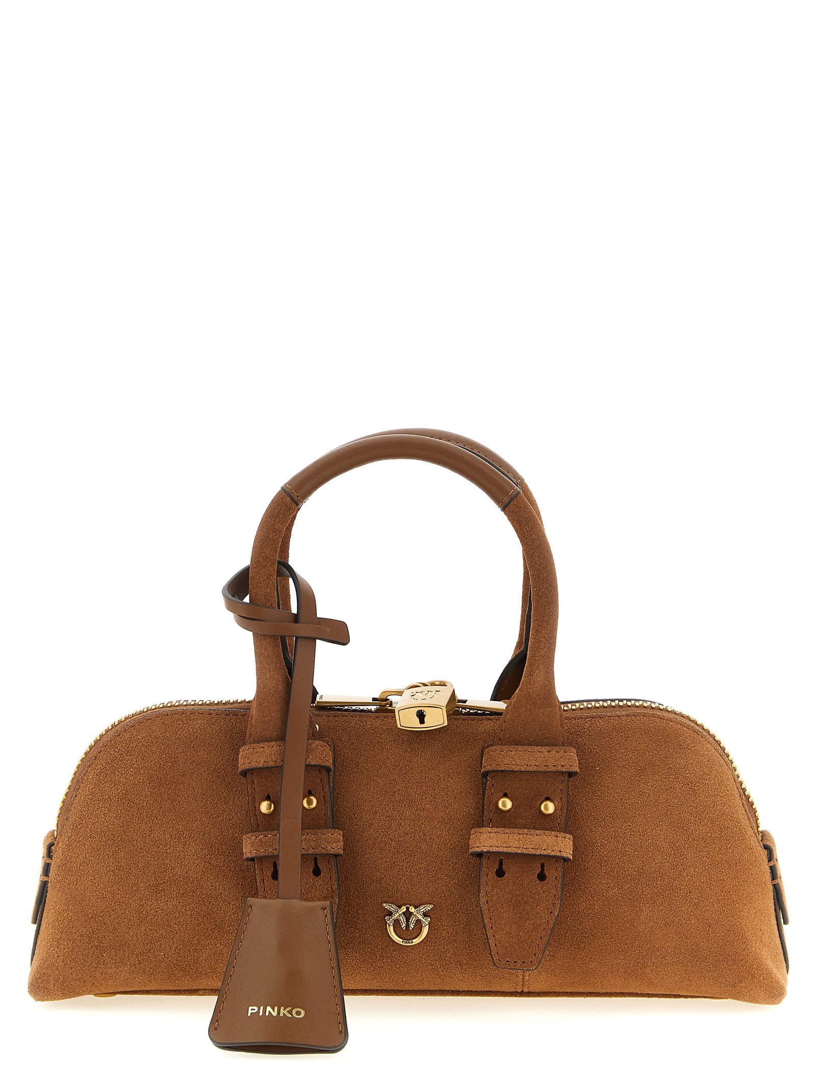 Brown Cowhide Shoulder Bag