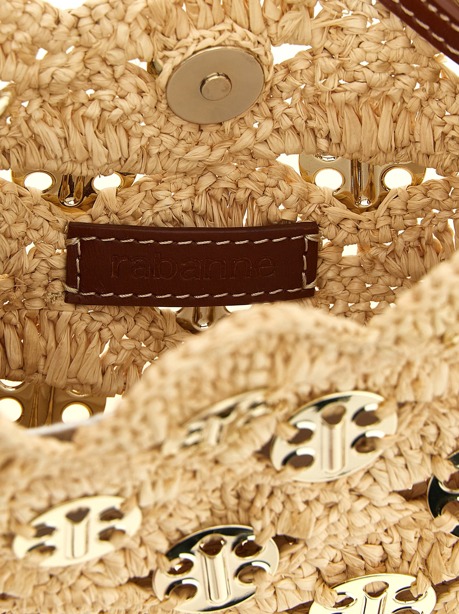 Beige Ramie Shoulder Bag - Image 4
