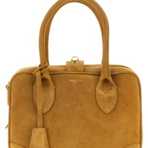 Beige Cowhide Handbag