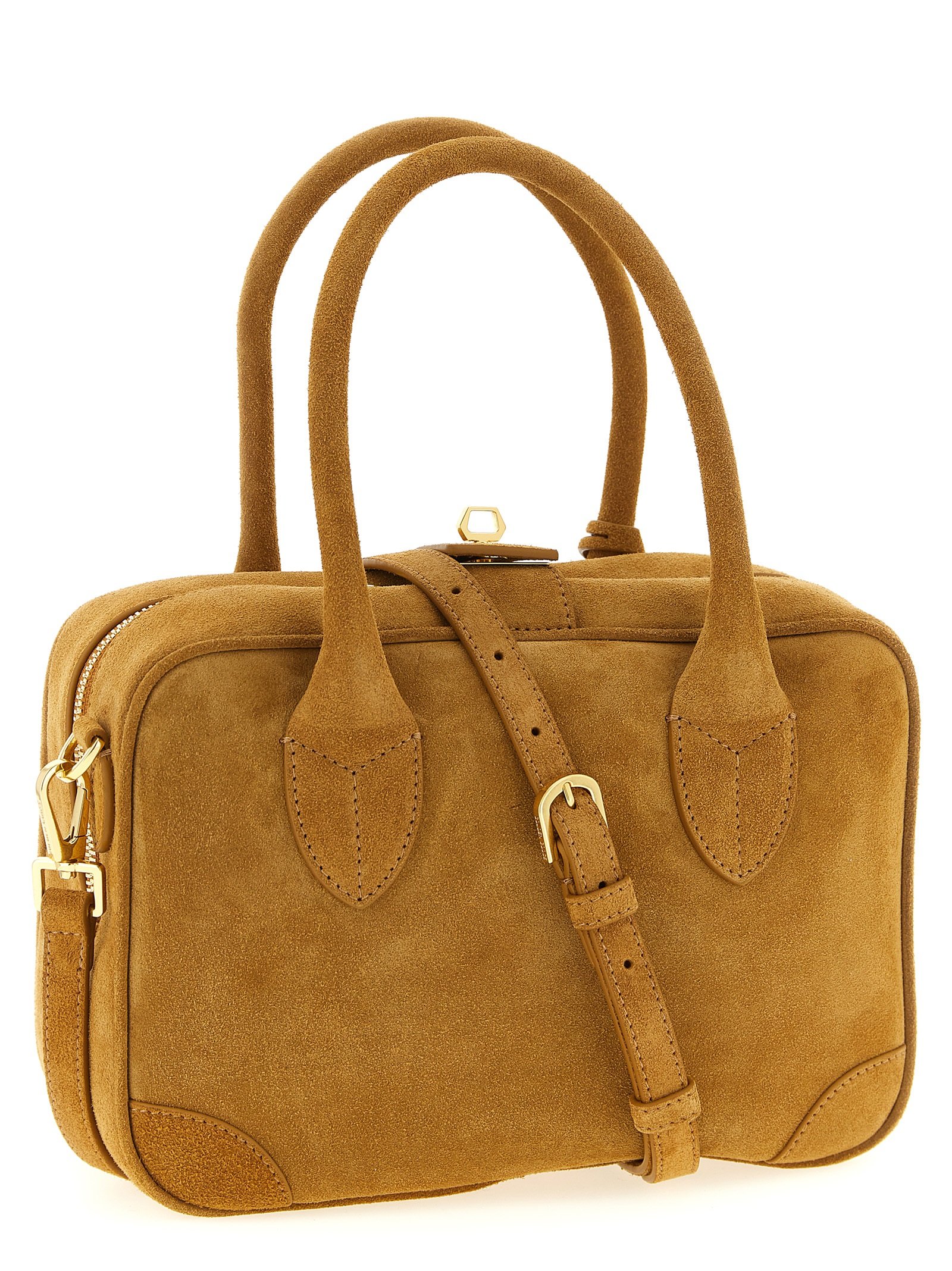 Beige Cowhide Handbag - Image 2