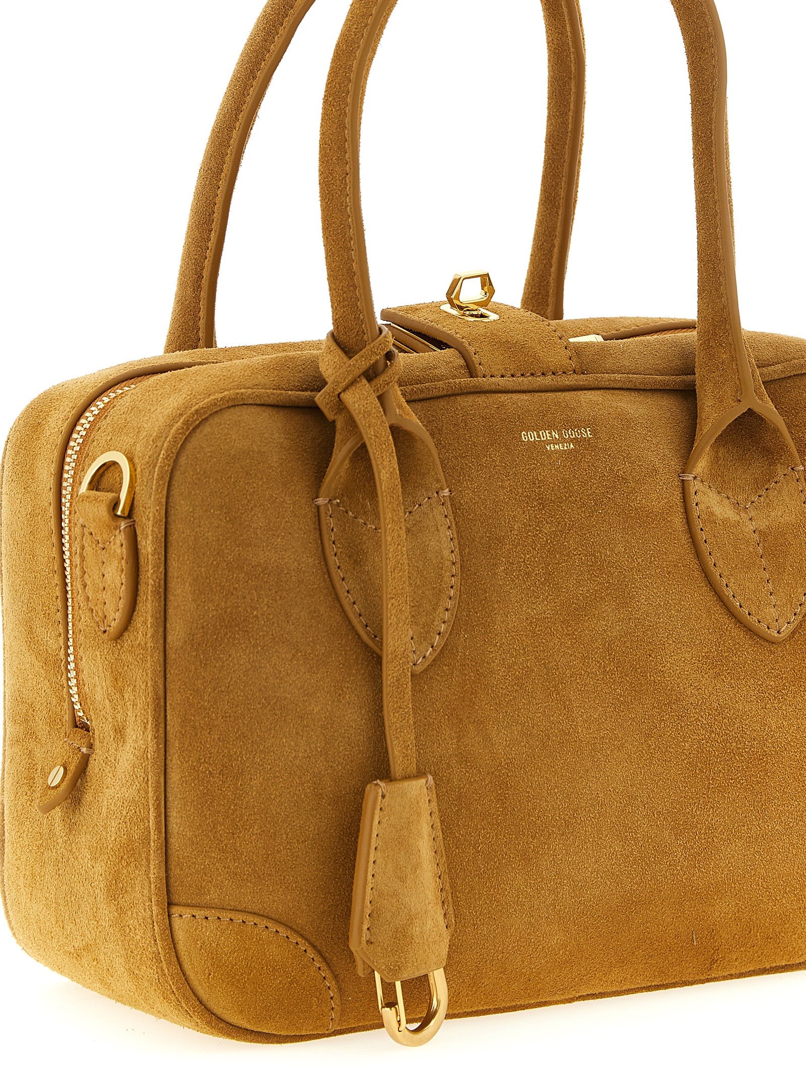Beige Cowhide Handbag - Image 3