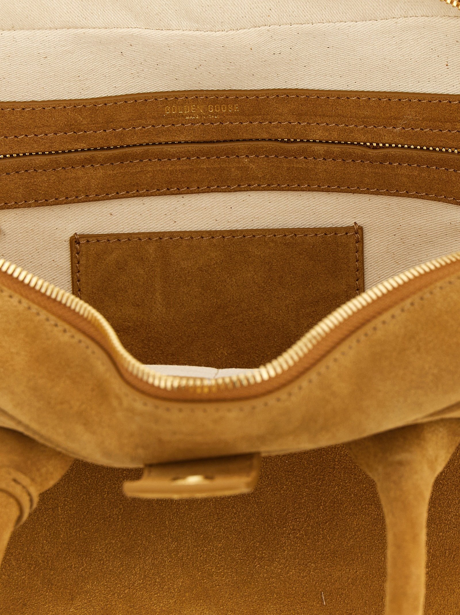 Beige Cowhide Handbag - Image 4