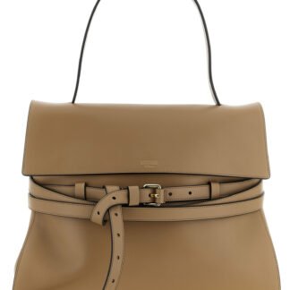Beige Napa Leather / Calf Bos Taurus Shoulder Bag