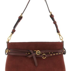 Bordeaux Lamb Leather Shoulder Bag