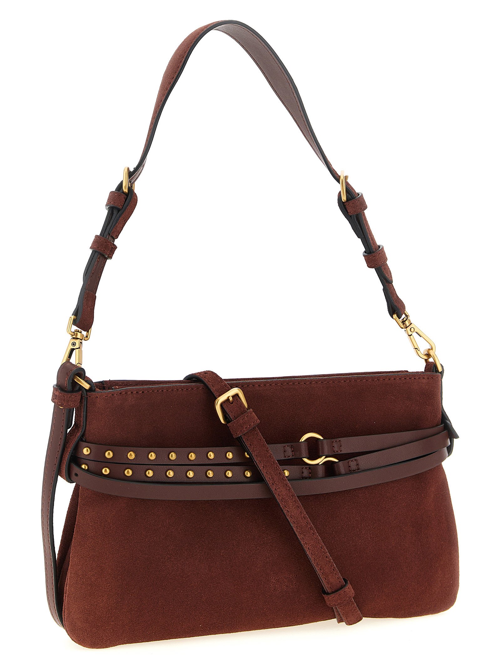 Bordeaux Lamb Leather Shoulder Bag - Image 2