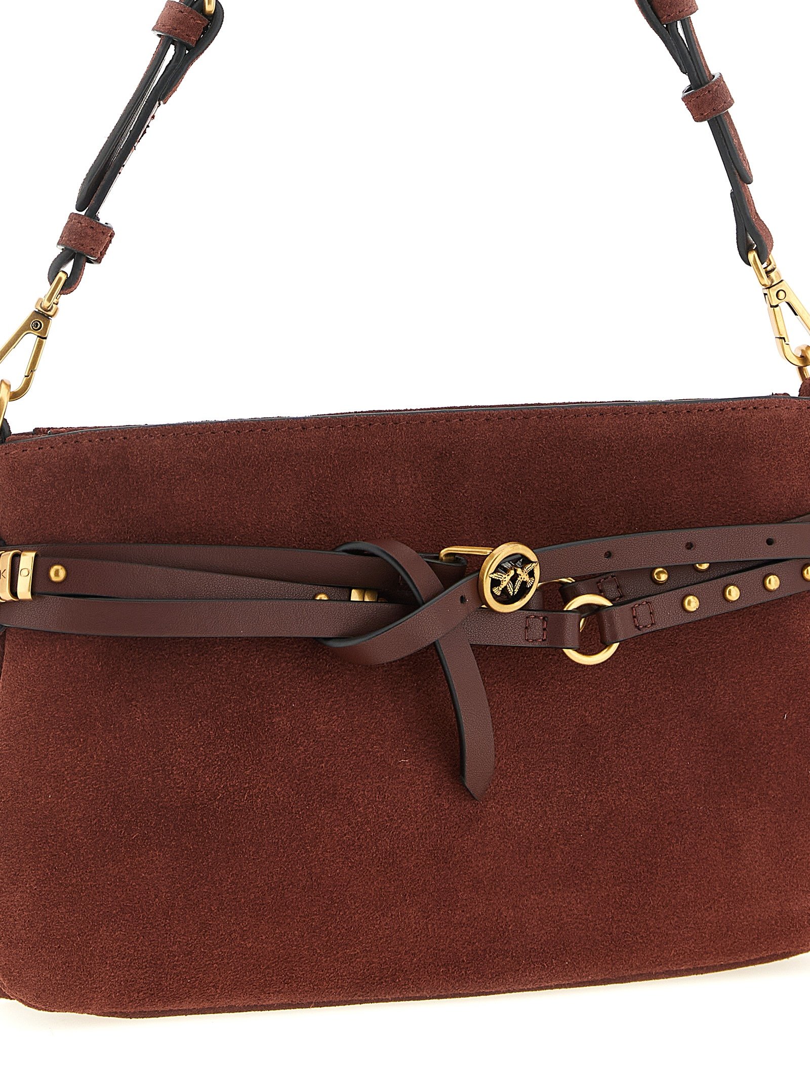 Bordeaux Lamb Leather Shoulder Bag - Image 3