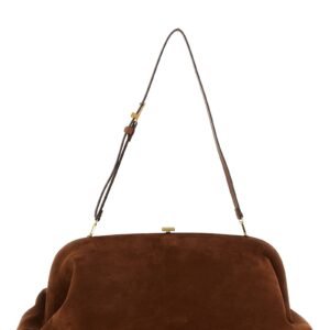 Brown Leather Clutch Bag