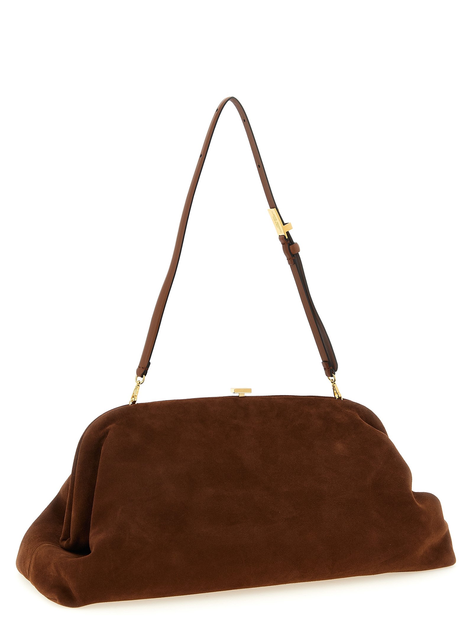 Brown Leather Clutch Bag - Image 2