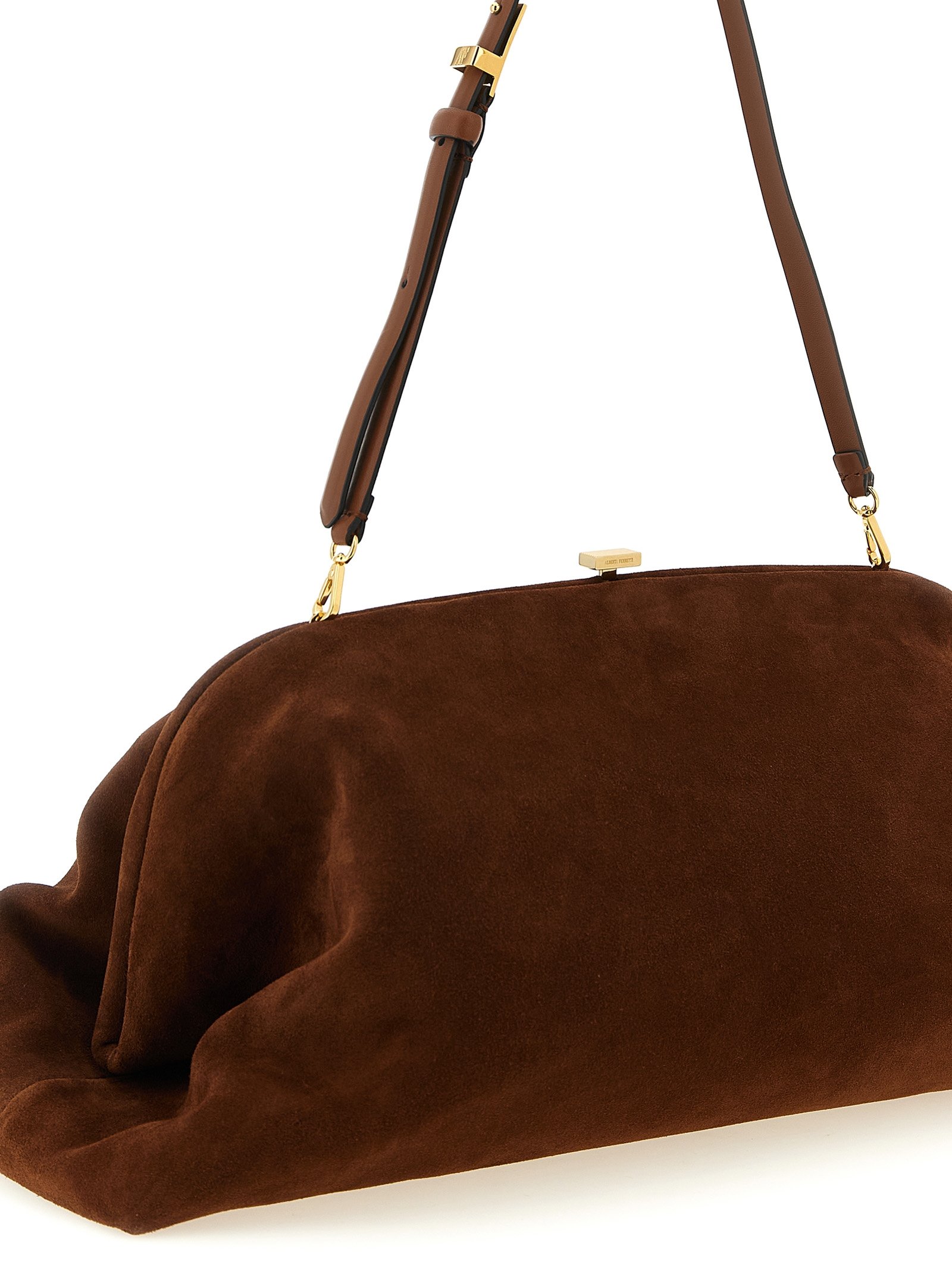 Brown Leather Clutch Bag - Image 3