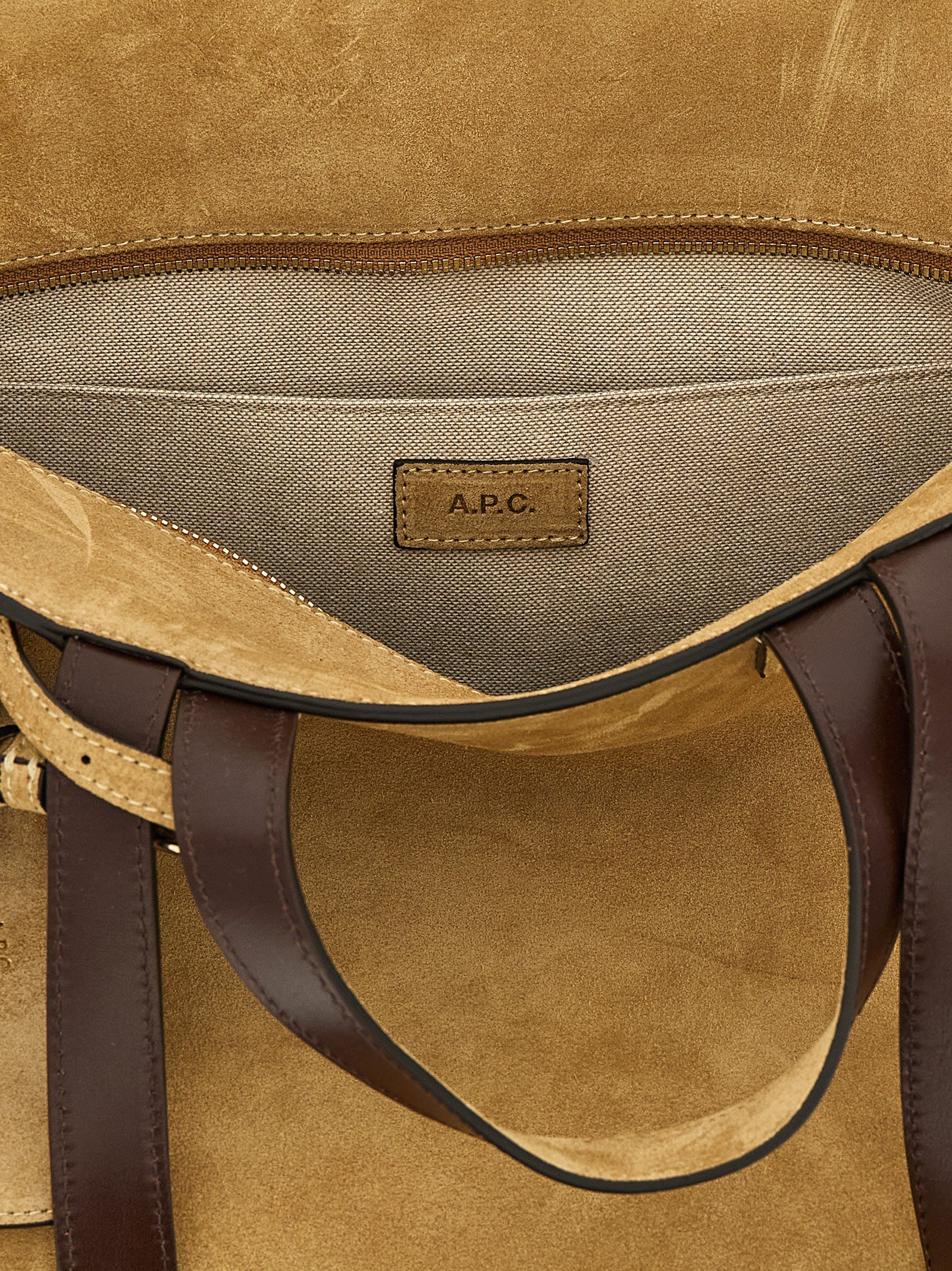 Brown Cowhide Tote Bag - Image 4