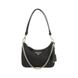 Black Calf Leather Bos Taurus Shoulder Bag