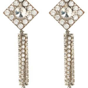 Silver Plastic Earrings
